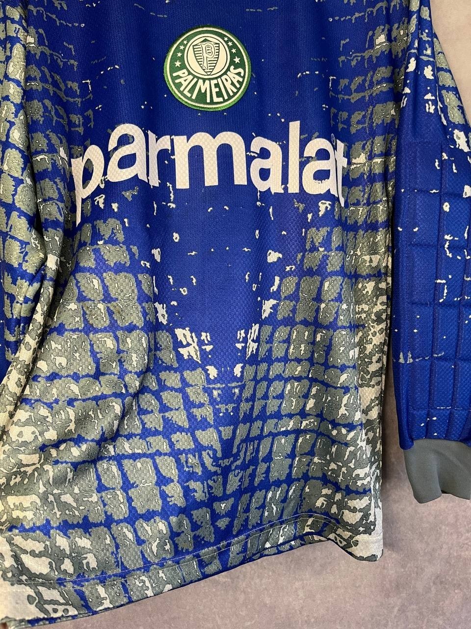Rare Vintage 1997/98 Palmeiras GK Jersey "Spider" Parmalat - Size 48 gallery
