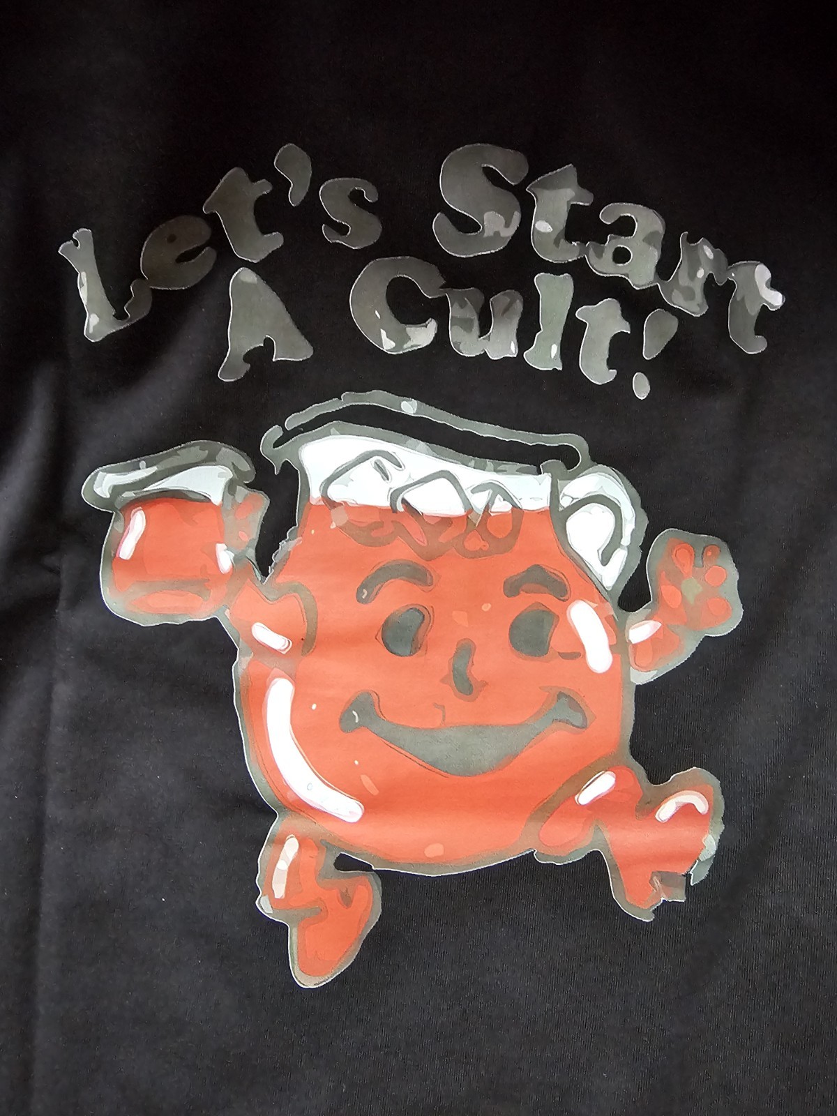 Lets Start A Cult T Shirt Men''''S Casual Graphic Print T-Shirt XL NWOT gallery