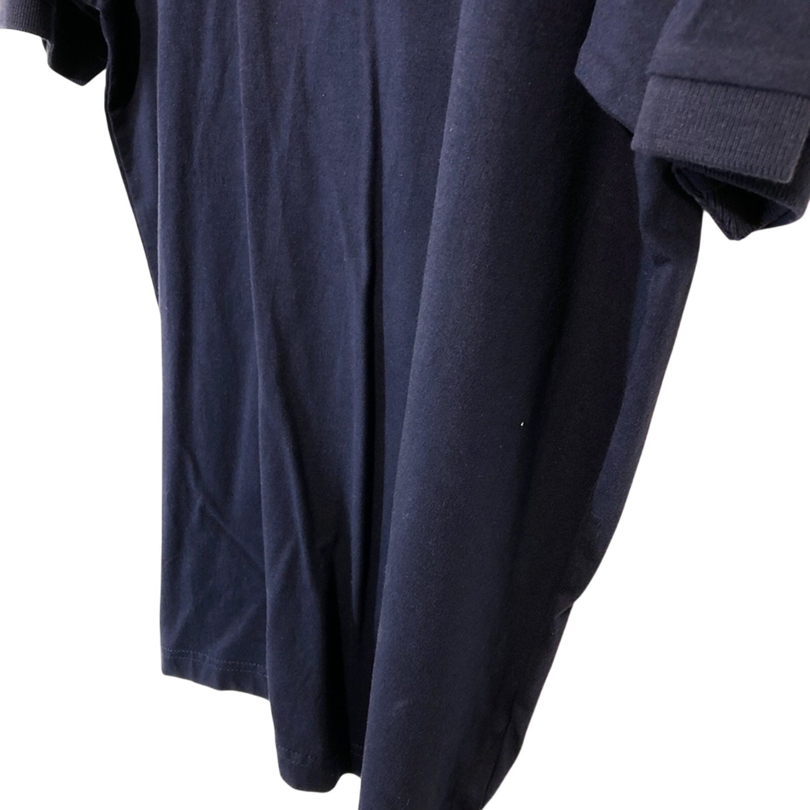 SLAZENGER Navy V-Neck Shirt Cotton Short Sleeve XL gallery