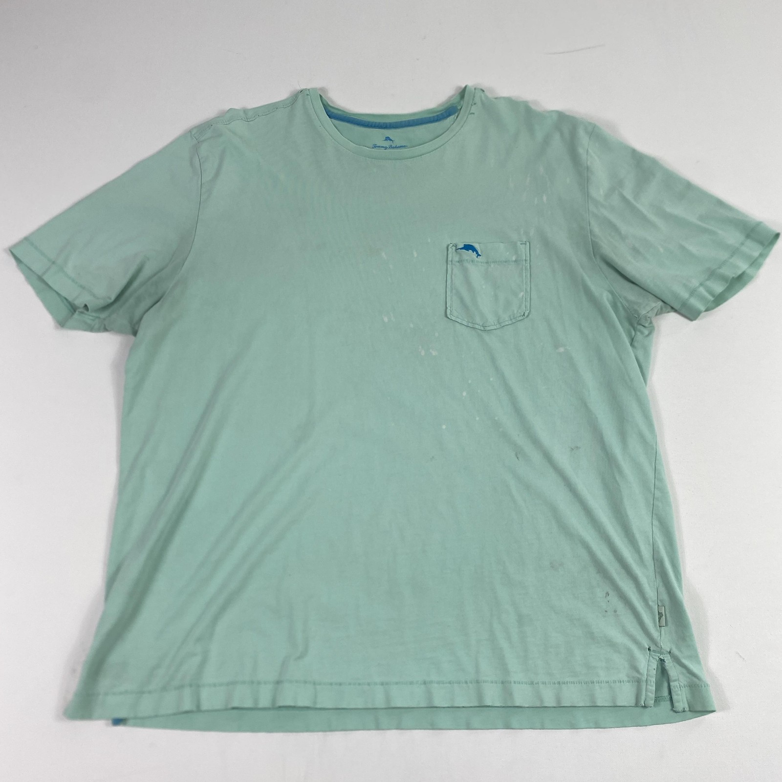 Tommy Bahama Shirt Mens XL Green UPF 30 Pocket Tee T-Shirt Casual Logo gallery