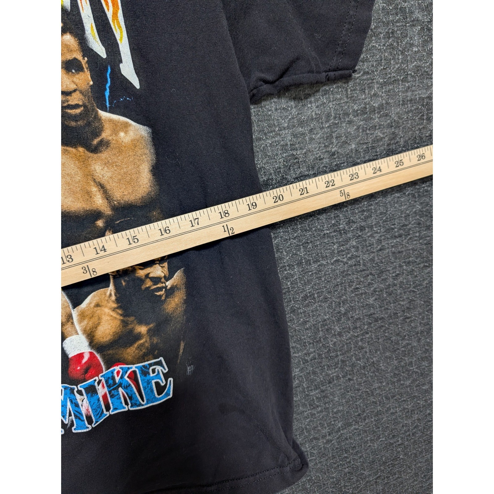 American Apparel Mike Tyson Iron Mike Graphic T-Shirt Black Mens Large 1301 gallery