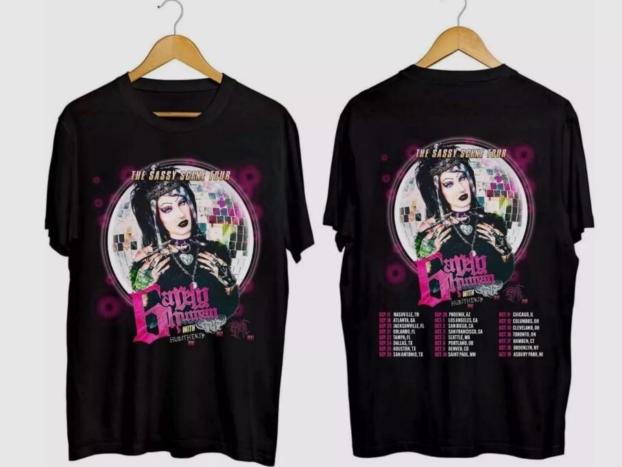6arelyhuman – The Sassy Scene Tour 2024 Shirt