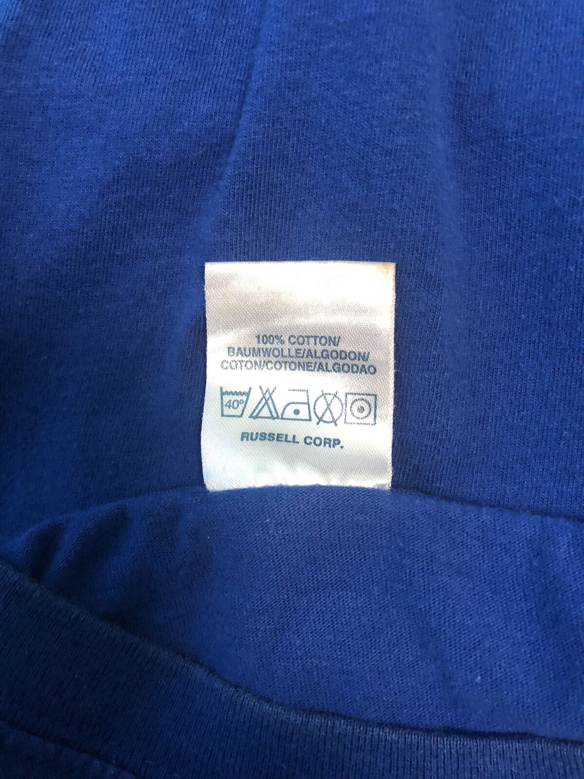 ITALIA CAMPIONI DEL MONDO SOCCER T-SHIRT Large Measurements In Description gallery
