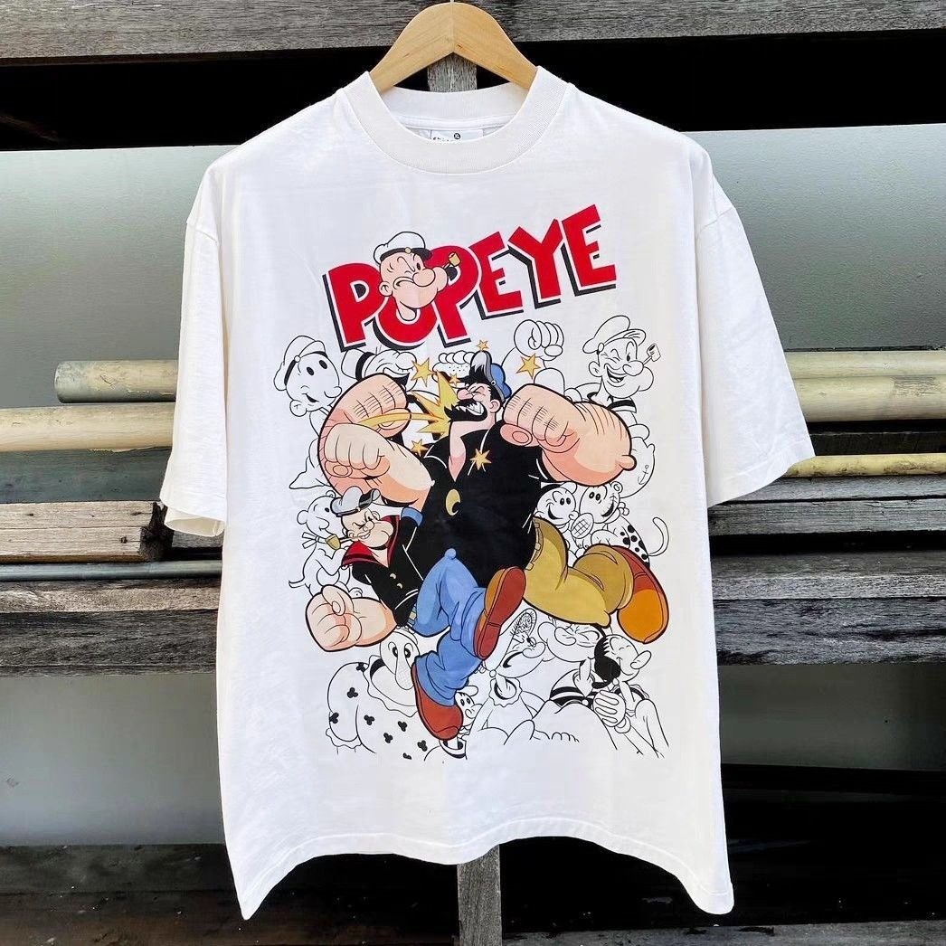 RETRO POPEYE CARTOON GRAPHIC UNISEX T-SHIRT S-5XL gallery