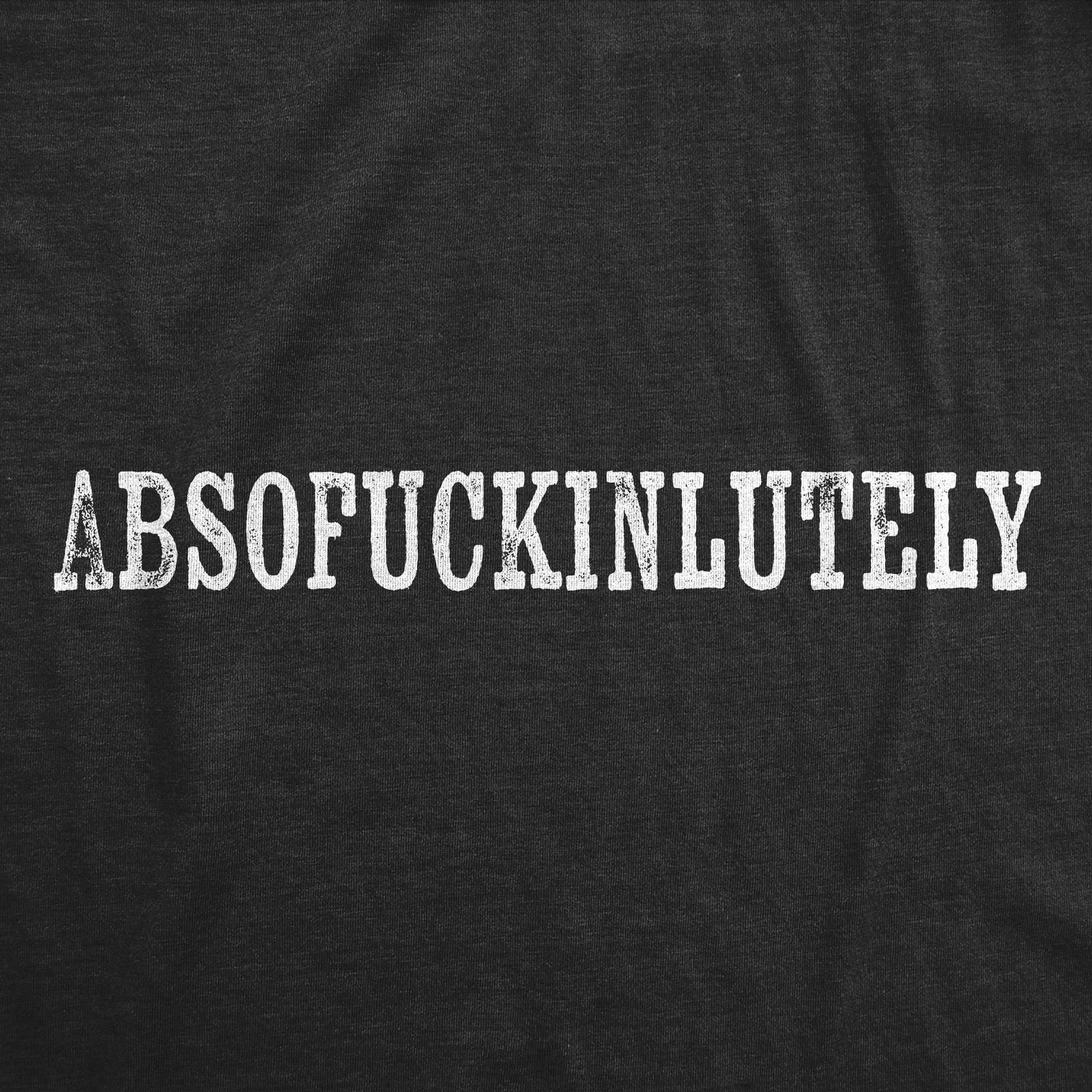 Mens Funny T Shirts Absofuckinlutely Sarcastic Graphic Novelty Tee For Men gallery