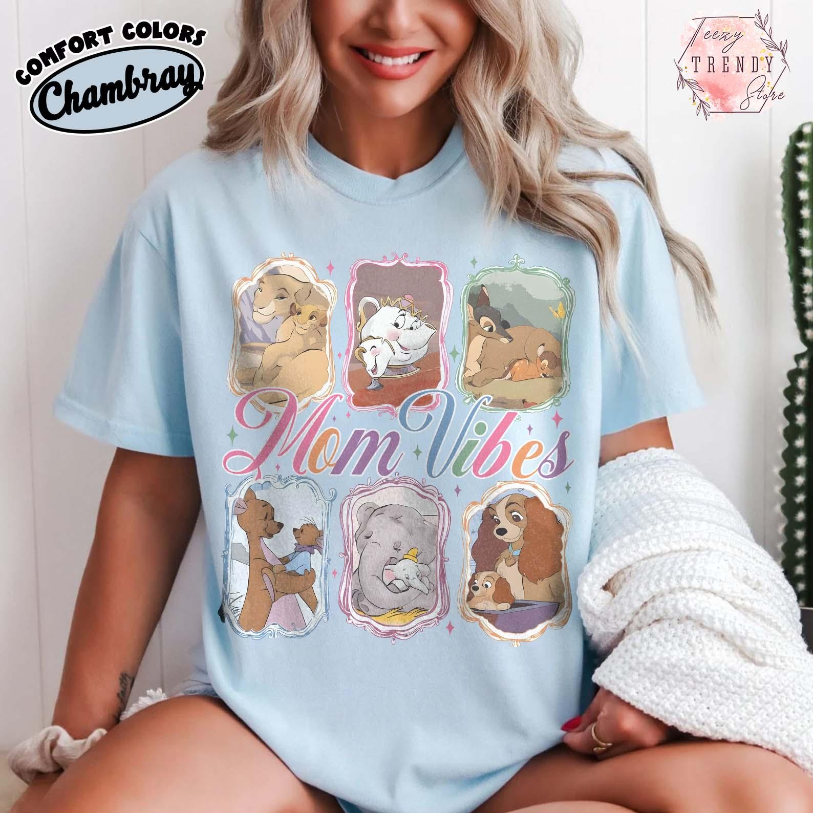 Retro Mom Vibes Shirt, Theme Park Family Trip Tee, Mothers Day Gift gallery