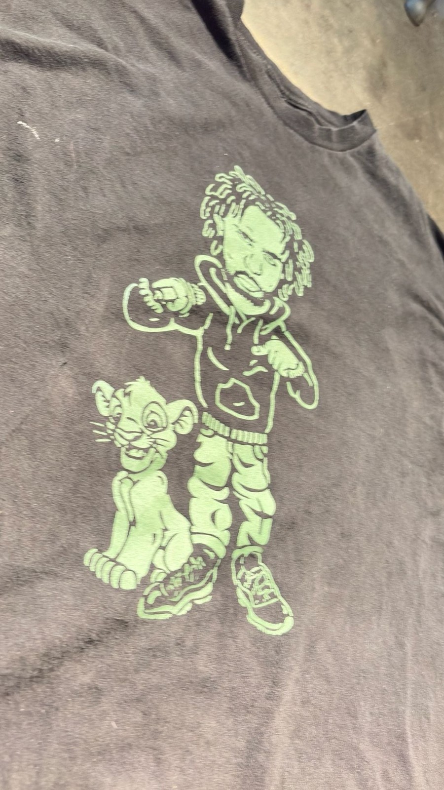 J. Cole Dreamville Simba Cartoon Graphic Long Sleeve T-Shirt gallery