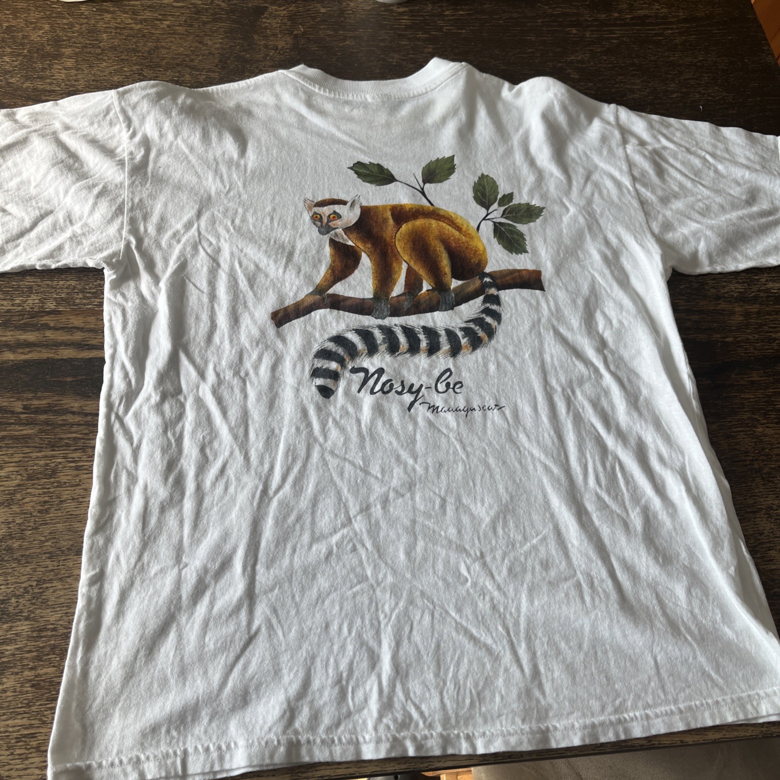 Vintage Madagascar Lemurs Shirt Sz XL Tourist Tee Funny 90s gallery