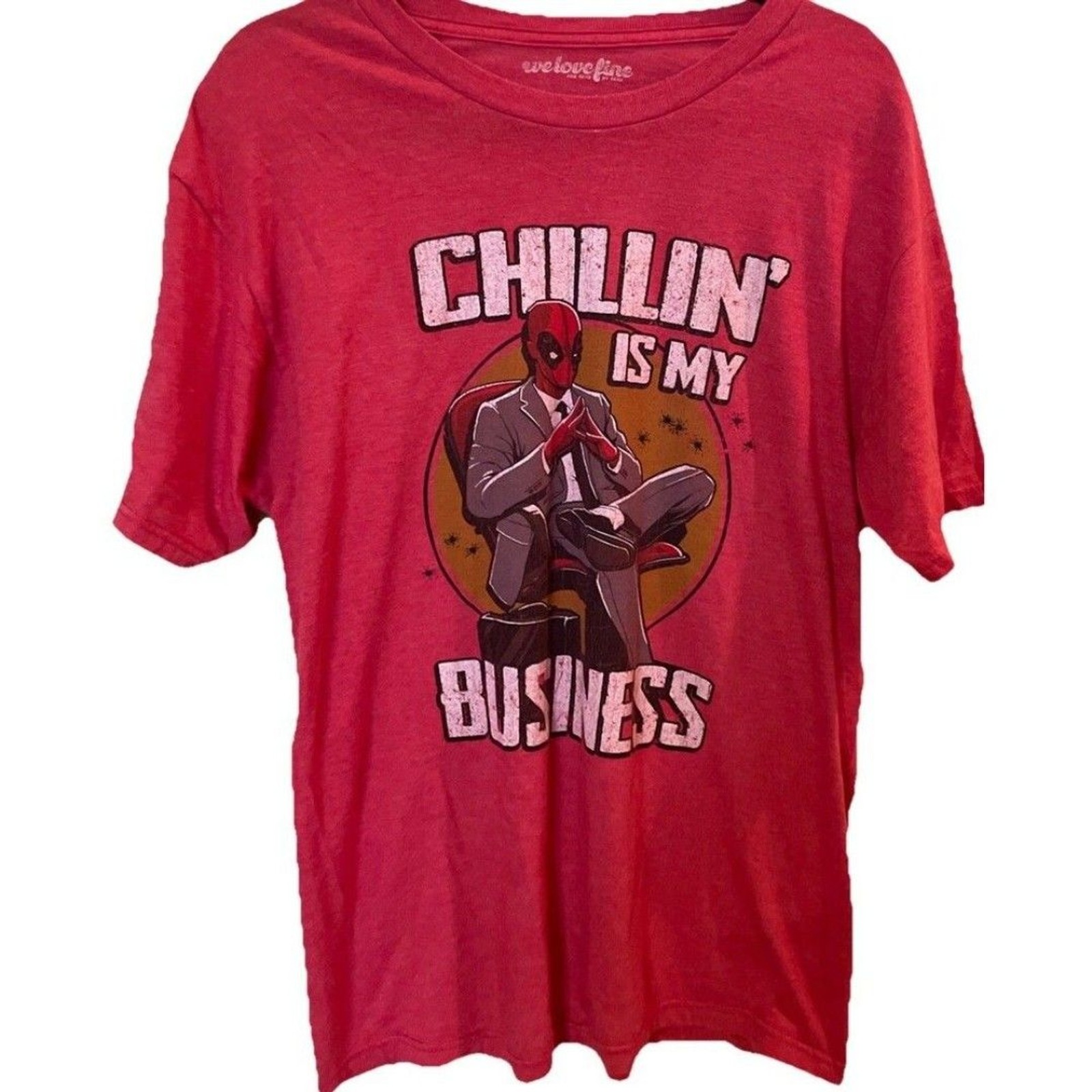 Marvel T-shirt. Chillin' is my business' Size Large gallery