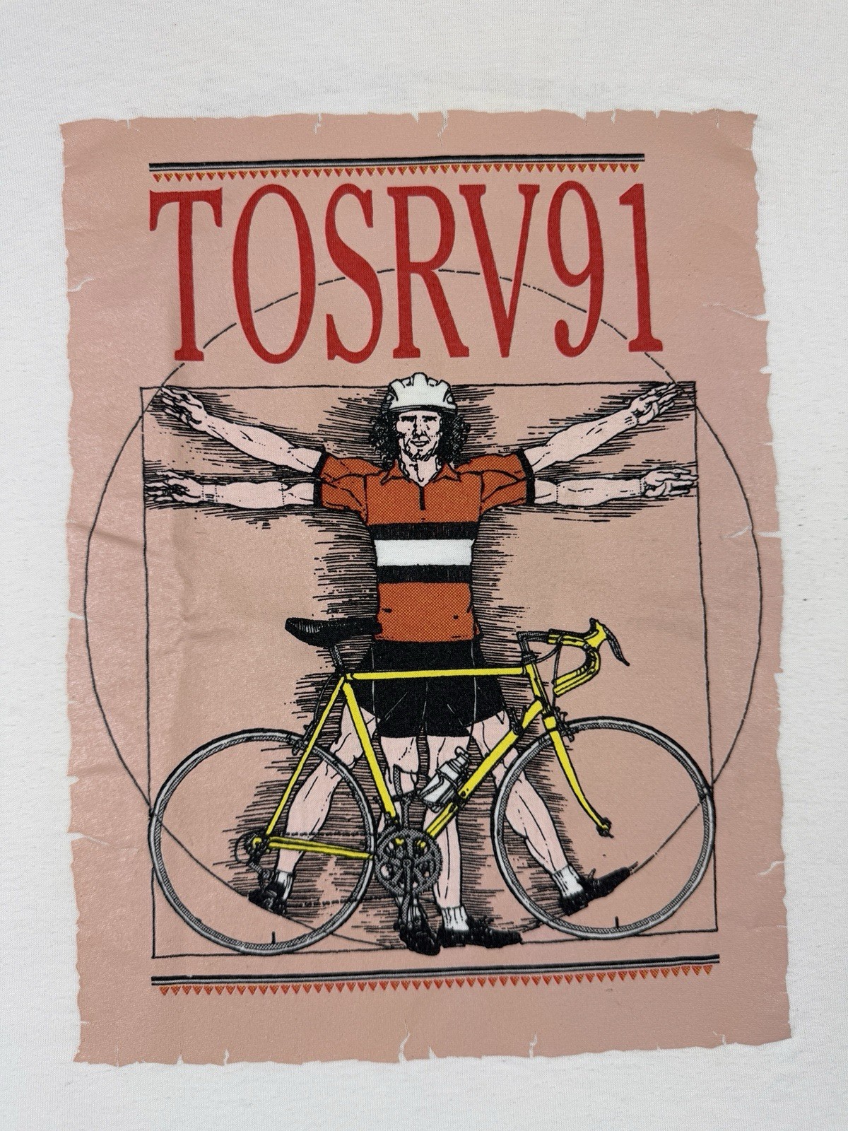 Rare Vintage 90s Tour Of The Scioto River TSRV Bike Bicycle Touring Classic Art gallery