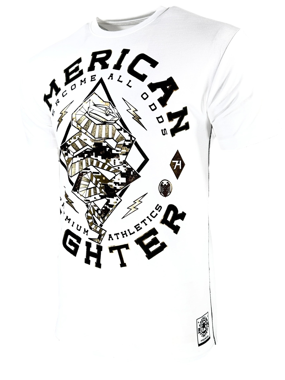 American Fighter Men's T-Shirt Densmore Premium Athletic White xS-4XL gallery