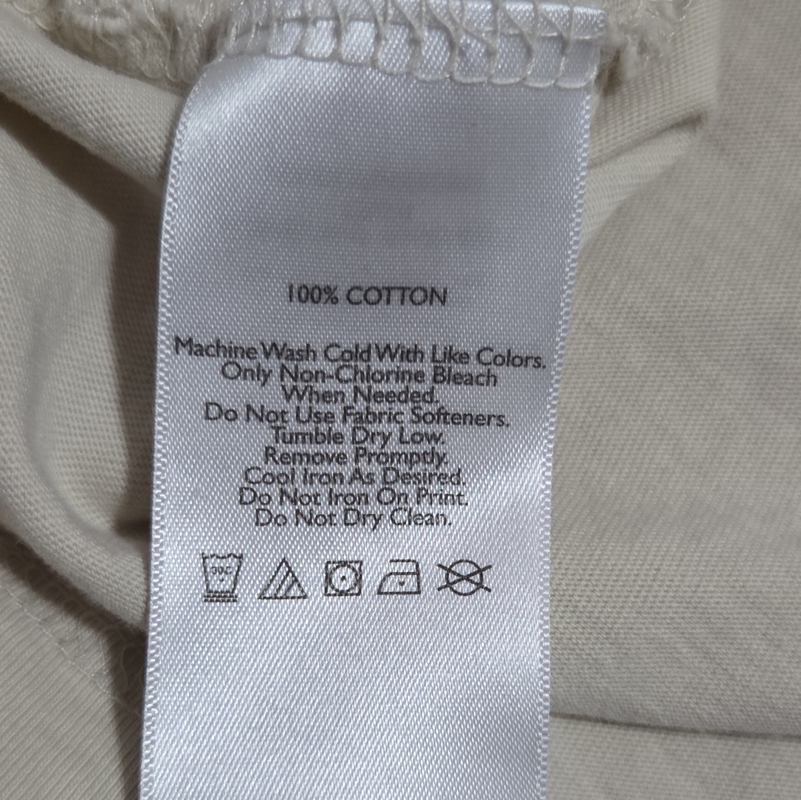 Eddie Bauer Legendwash Men's XL Crew Neck Short Sleeve Beige Logo Tee gallery