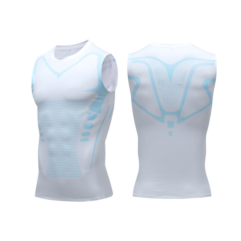 Men's New Vitaboost Compression Shirt Version Ionic Shaping Sleeveless Vest gallery
