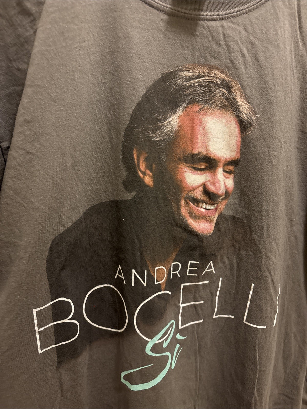 Men’s Andrea Bocelli Si Promo Merch Size XL gallery