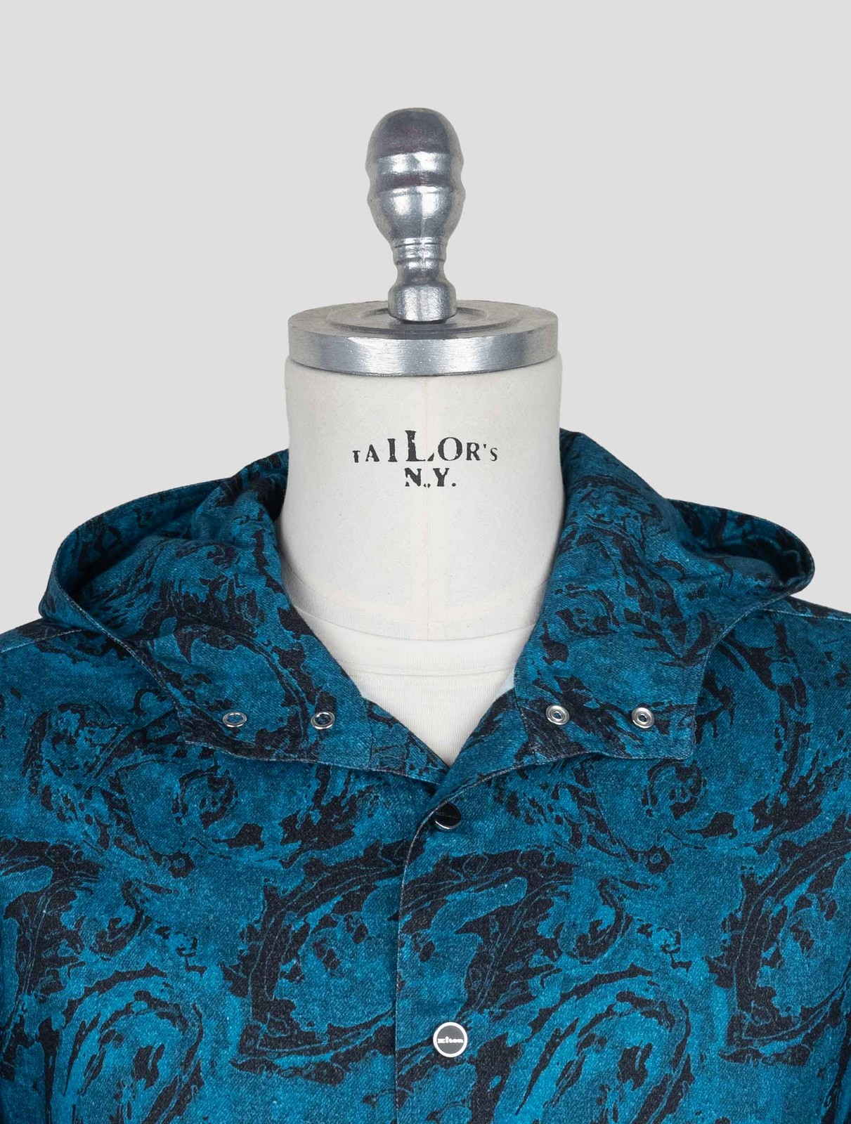 NEW KITON BLUE COTTON SHIRT MARIANO EU 56 - US 46 - 2XL KME47 gallery