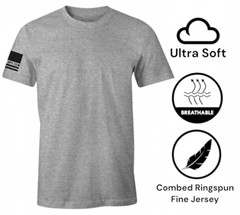 Howitzer Men’s T-shirt Standard Basic Packs Heather Grey Military Grunt
