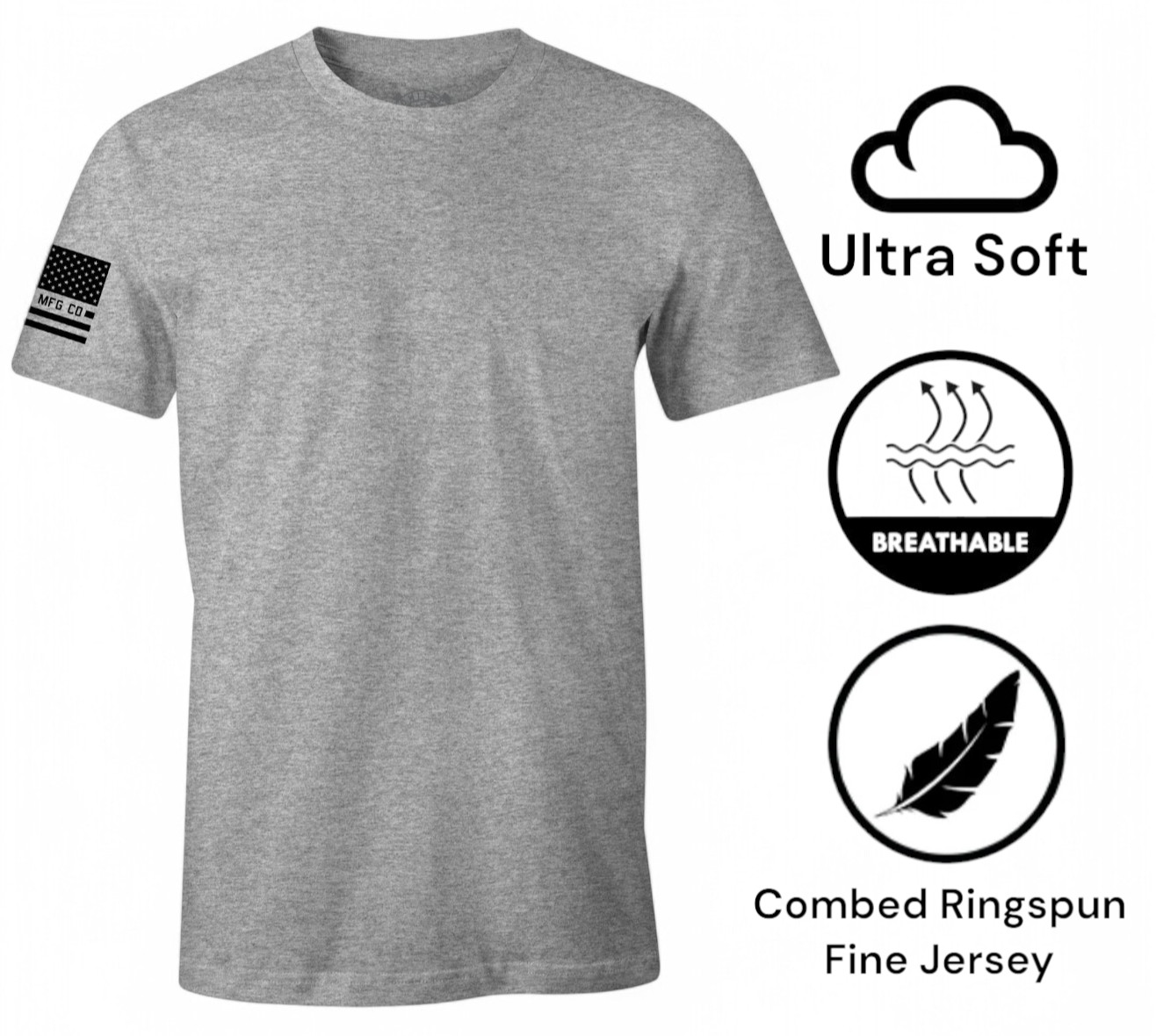 Howitzer Men's T-shirt Standard Basic Packs Heather Grey Military Grunt gallery