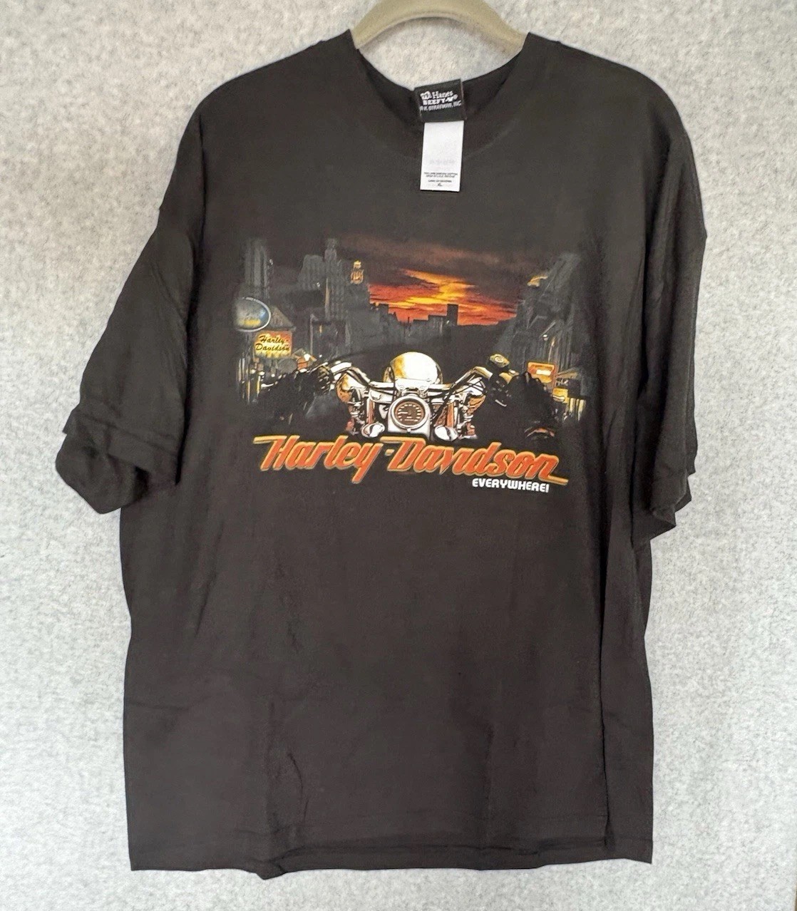 2002 Harley Davidson Everywhere T-Shirt Black Men’s Size XL gallery