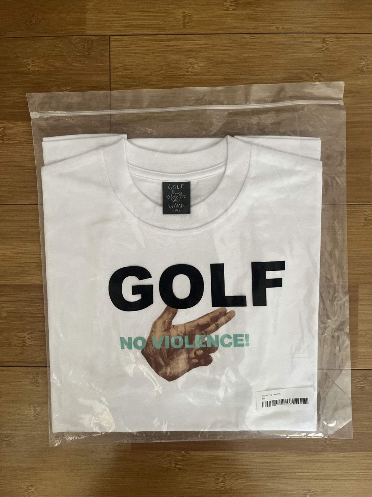 Golf Wang No Violence T-Shirt Tyler The Creator SZ Small White – Brand New