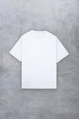 Men’s Heavyweight 100% Cotton White Crew Neck Tee 5-Pack Classic Fit Large