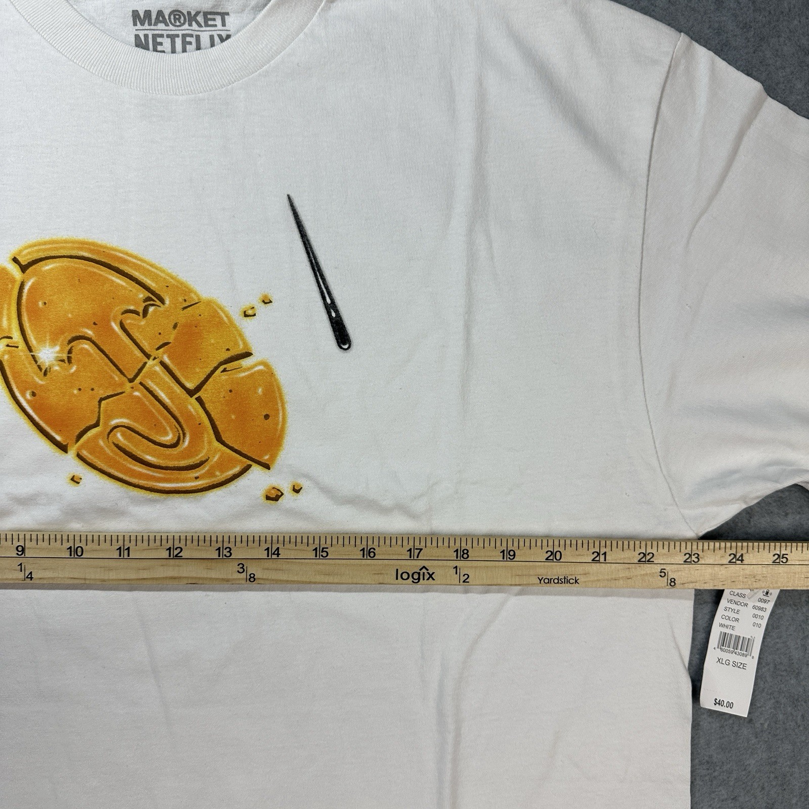 Squid Games Shirt Size XL Collab Market Hip Hop Skate Movie Horror Netflix gallery