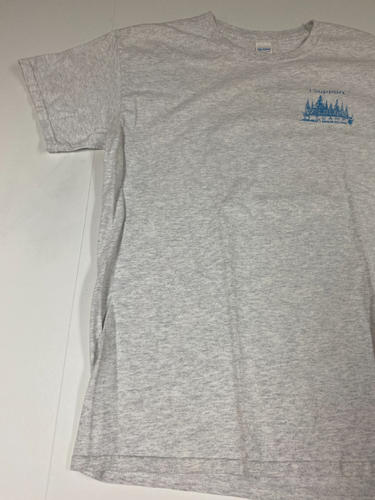 Camp Wildlife Mens shirt Large gray gallery