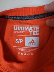 Adidas Men’s Ultimate Tee Short-Sleeve T-Shirt Red Size Small