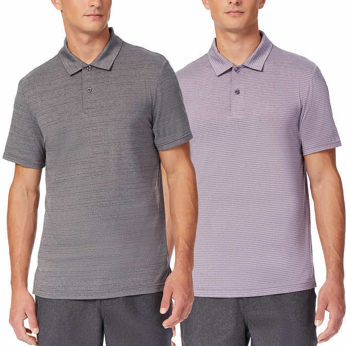 32 DEGREES Cool Men’s Polo Performance 2 Pack H34 gallery