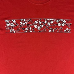 Vintage Burnside Shirt Men’s Large Red Hawaiian Floral Surf Graphic Tee 00s