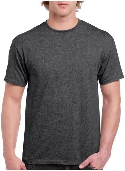 Gildan Mens Plain T Shirts Solid Cotton Short Sleeve Blank Tee Top Shirts S-3XL gallery