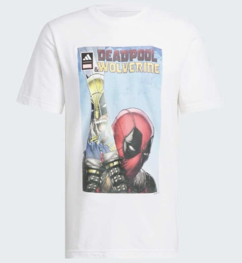 Adidas Marvel Comics Deadpool Wolverine T-Shirt Men’s Size X-Large