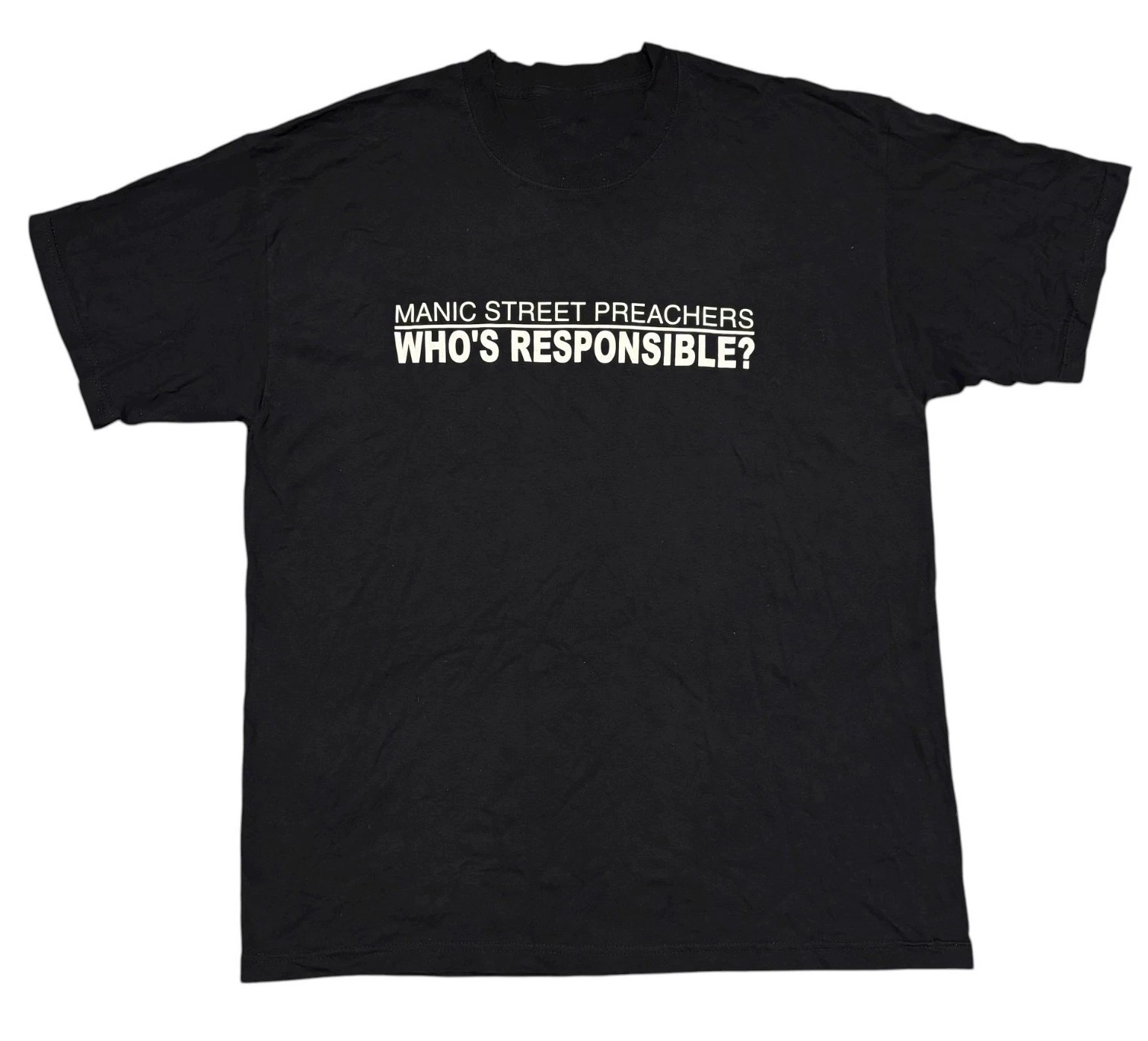 Manic Street Preachers Shirt 1Side Black Full Size BL2117