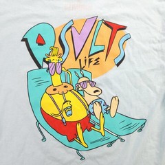 Nickelodeon X RSVLTS Collab Rocko’s Modern Life Tee Shirt Blue Men’s Medium