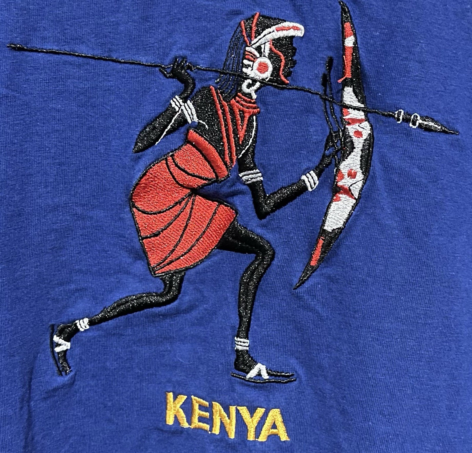 Kenya blue Jamboree designer's collection t-shirt gallery