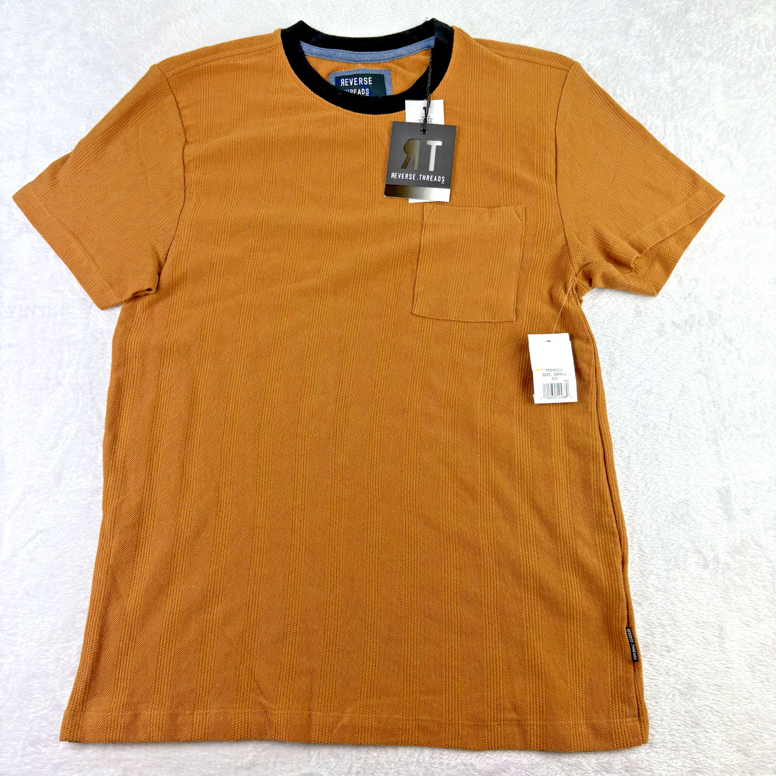 Reverse Threads Modern Shirt Mens S Striped Pocket Cotton Preppy Casual NWT Tee