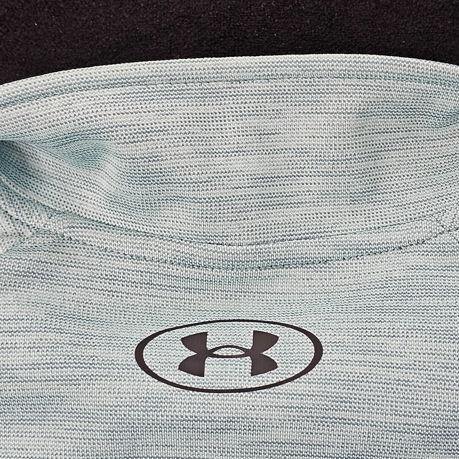 Under Armour Loose Green Long Sleeve 1/4 Zip Collared Performance T-Shirt Mens L gallery