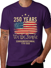 American 250th Anniversary Celebration 250 Years USA Service T-Shirt