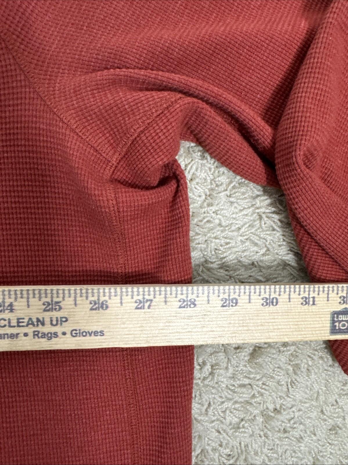 Duluth Trading Co Burly Thermal Shirt Standard Fit Untucked Length Mens 3XL Rust gallery