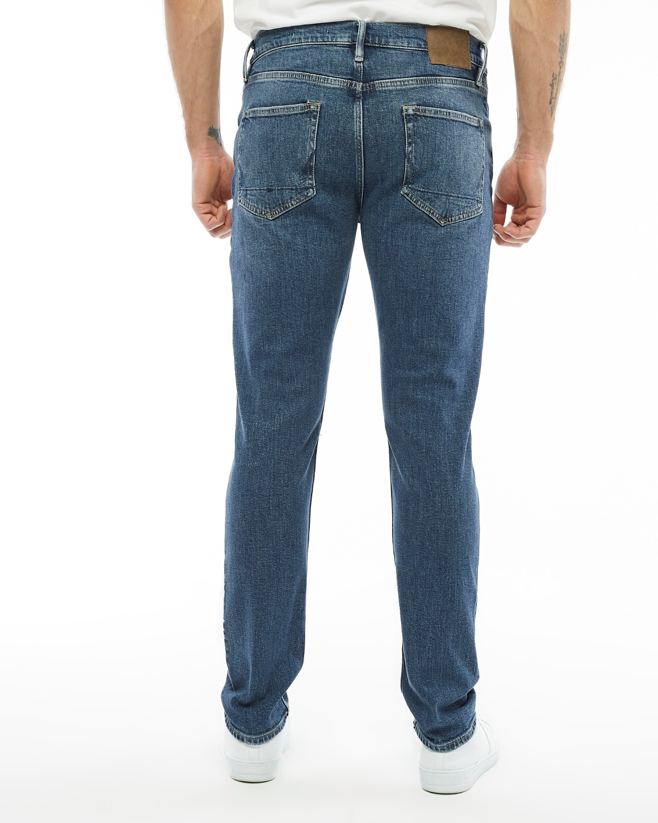 All Saints Mens Rex Slim Fit Jeans Dirty Indigo Destroyed Stretch Denim gallery