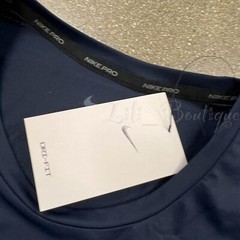 Nike Pro Dri-FIT Men Hyper Dry Graphic Training Top Tee DM6666-451 Navy Size XXL