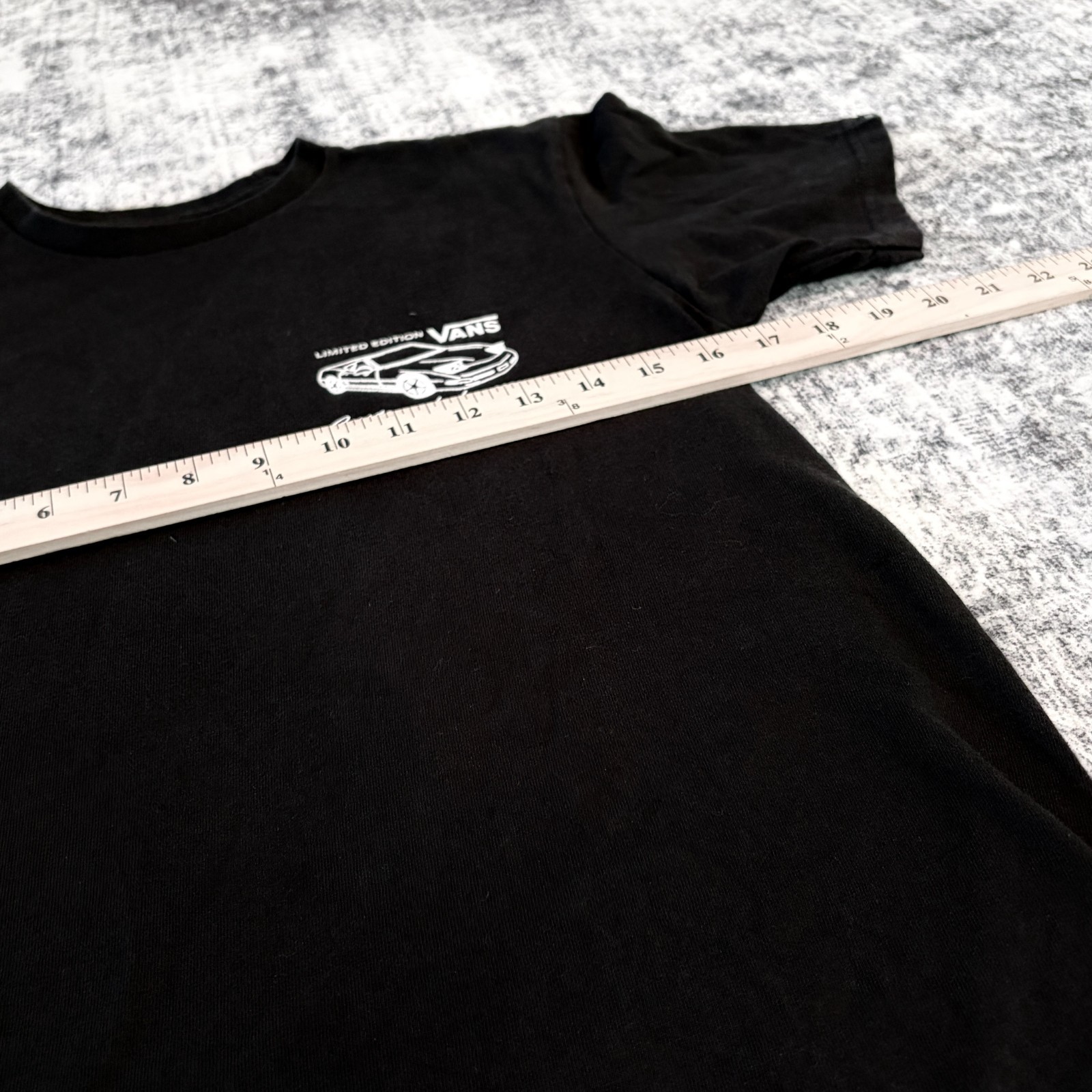 VANS Limited Edition Cars Motors Mens Size Small Classic Fit Black Shirt gallery