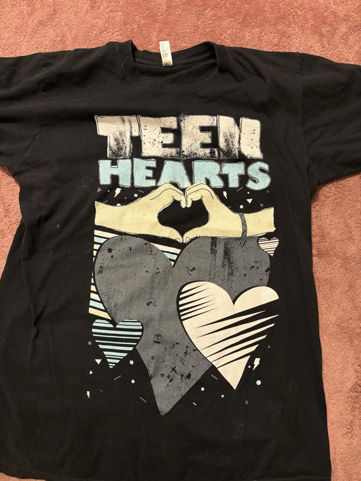 Teen Hearts Band Shirt Medium.