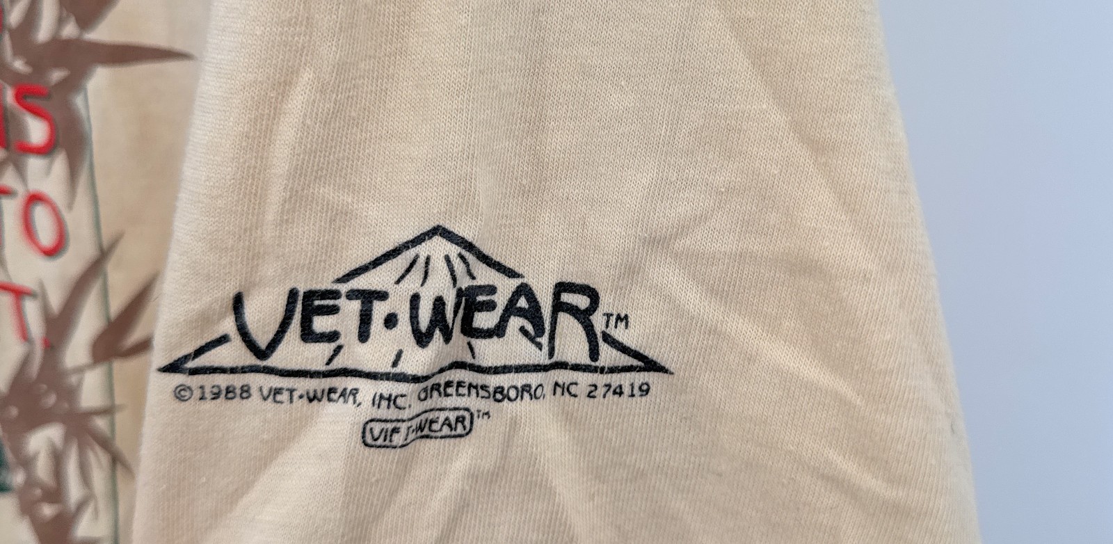 Vintage Hanes Fifty Fifty Vietnam War Never Forget T-Shirt XL SEE MEASUREMENTS gallery