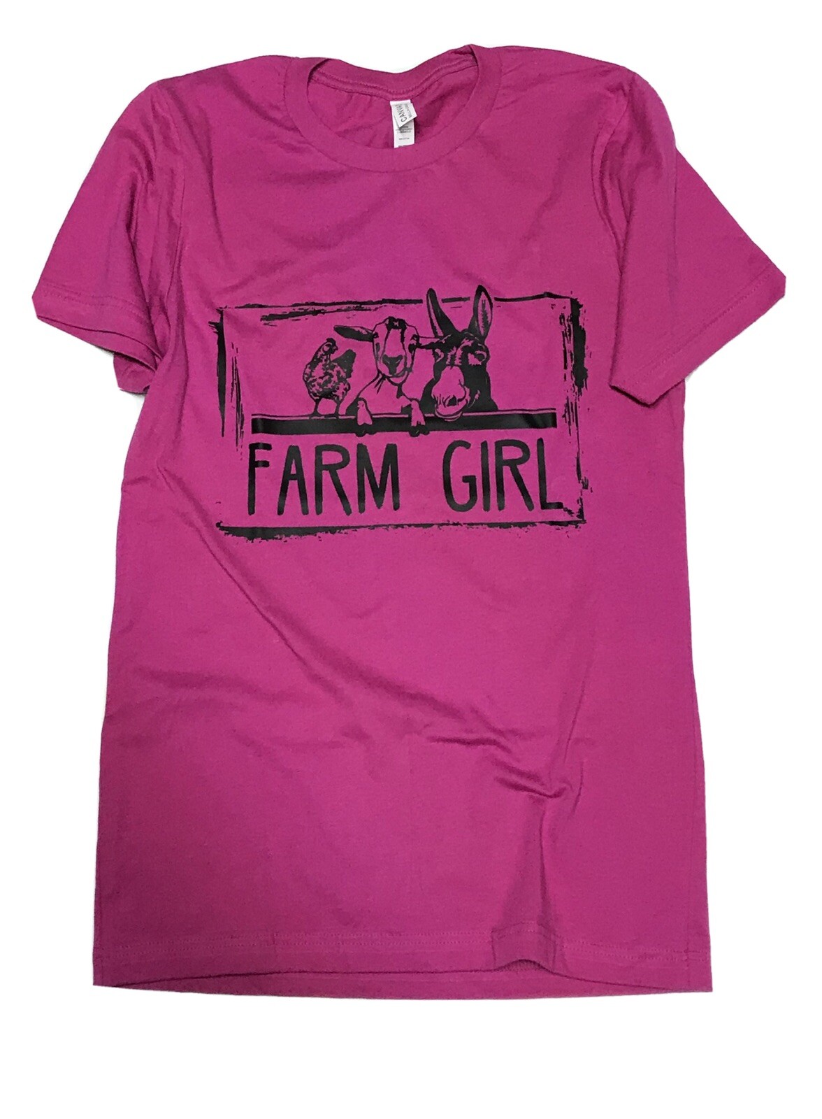 Farm Girl Bella+Canvas T-shirt, Extra Large, New, Trendy, Screen printed, XL
