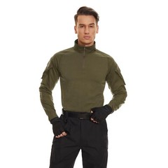 Men’s Firm Active Shirts Camping Atheletic Training T-Shirts 1/4 Zip Ripstop Top