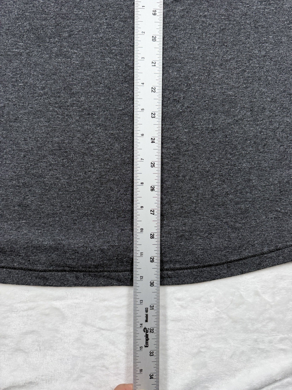 Under Armour Shirt Mens XL Project Rock Baseball 3/4 Sleeve Performance Gray gallery