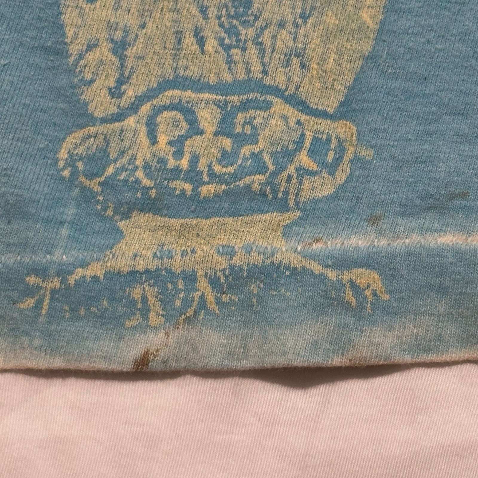 Vtg Trolls Tie Dye AOP Single Stitched T-Shirt Mens 2XL Night Visions Surf FLAWS gallery