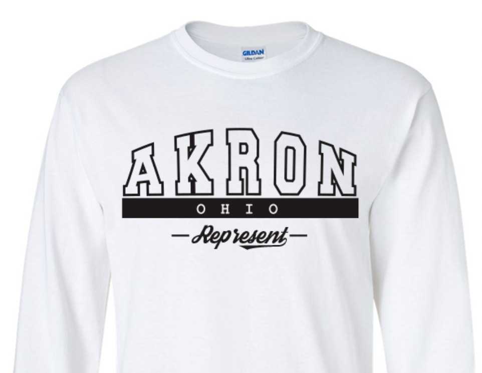 Akron Ohio State T-Shirt Long Sleeve Graphic Tees Unisex Apparel Design gallery