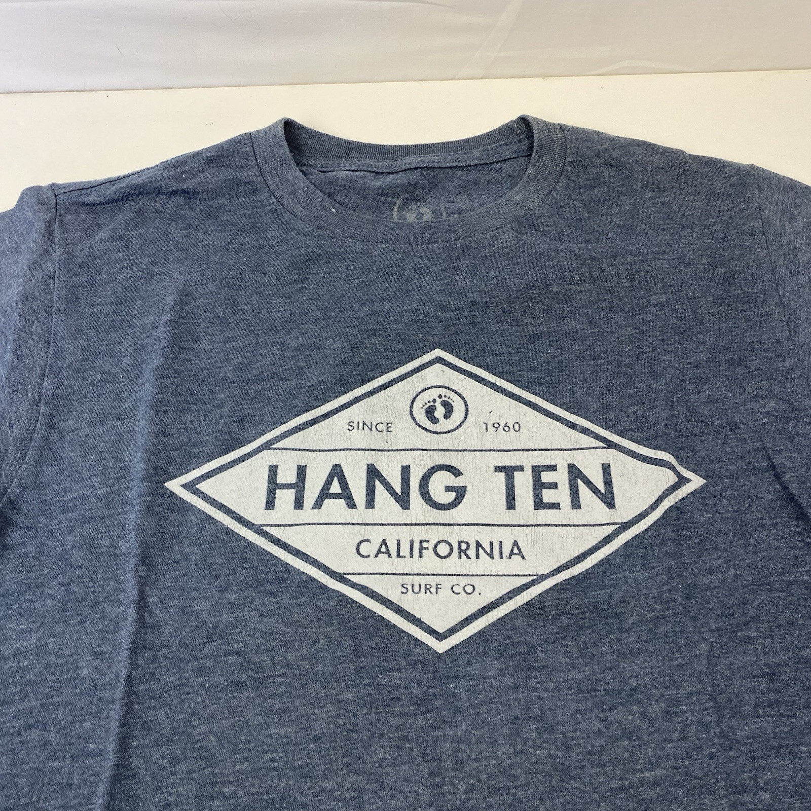 Hang Ten Men’s S Small Heavy Navy Blue Graphic Short Sleeve Crew Neck T Shirt gallery