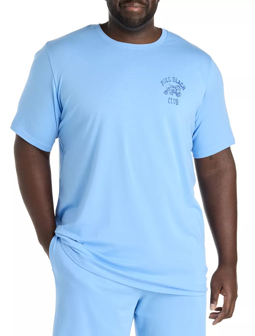 Polo Ralph Lauren Mens Beach Club Logo Lounge T Shirt in Chatham Blue Sz 1X gallery
